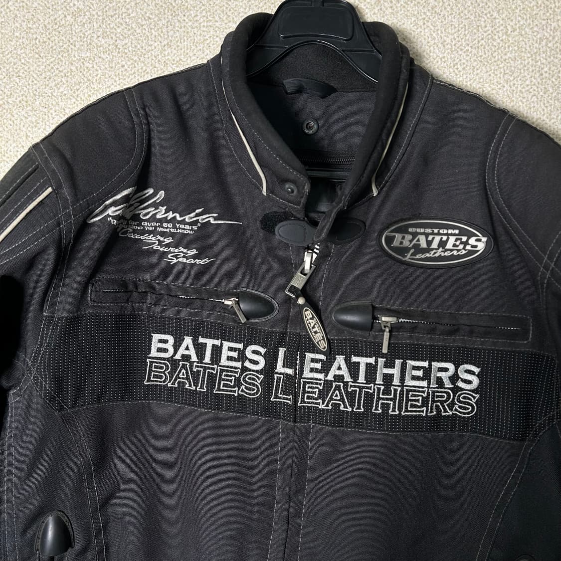 (L) BATES 블랙 라이더 자켓 상품이미지4