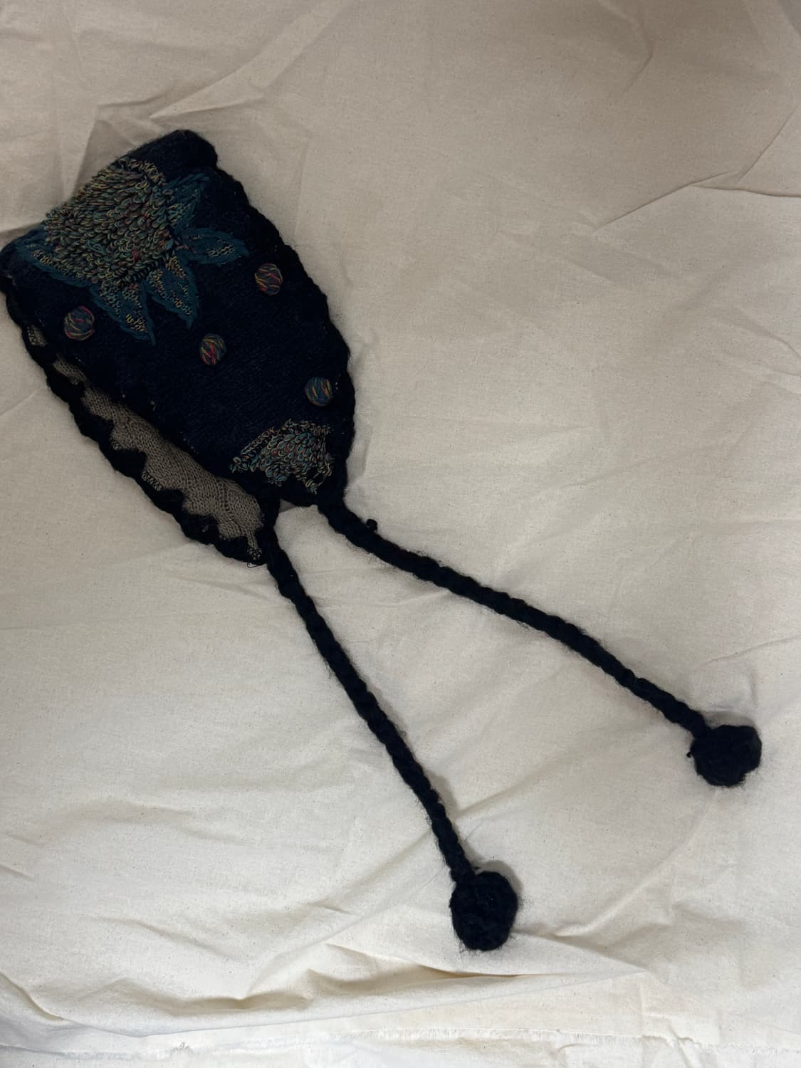 🫐 울 핸드메이드 투톤 귀마개 상품이미지1