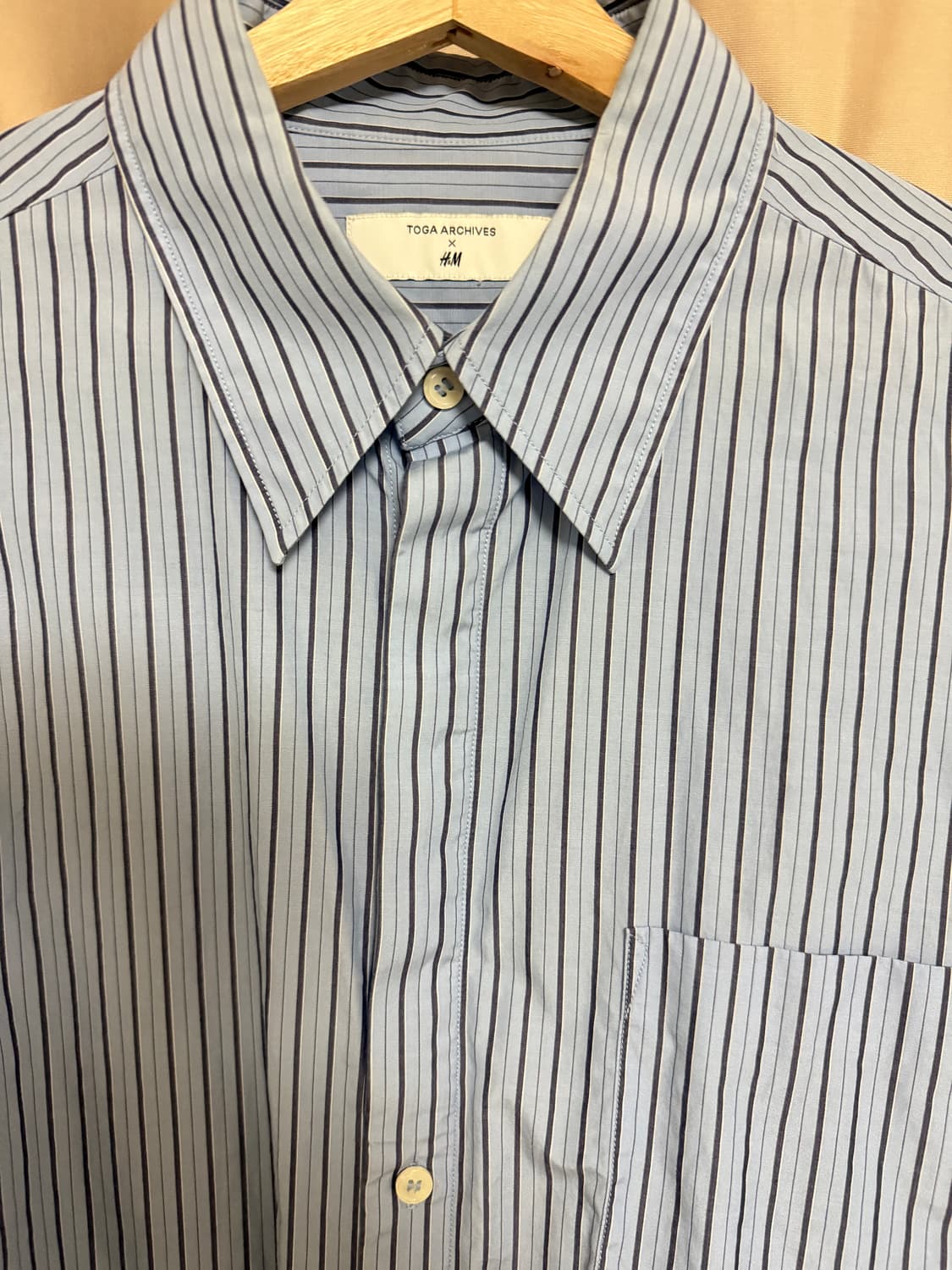 H&m toga archive 스트라이프 셔츠  L size 상품이미지3