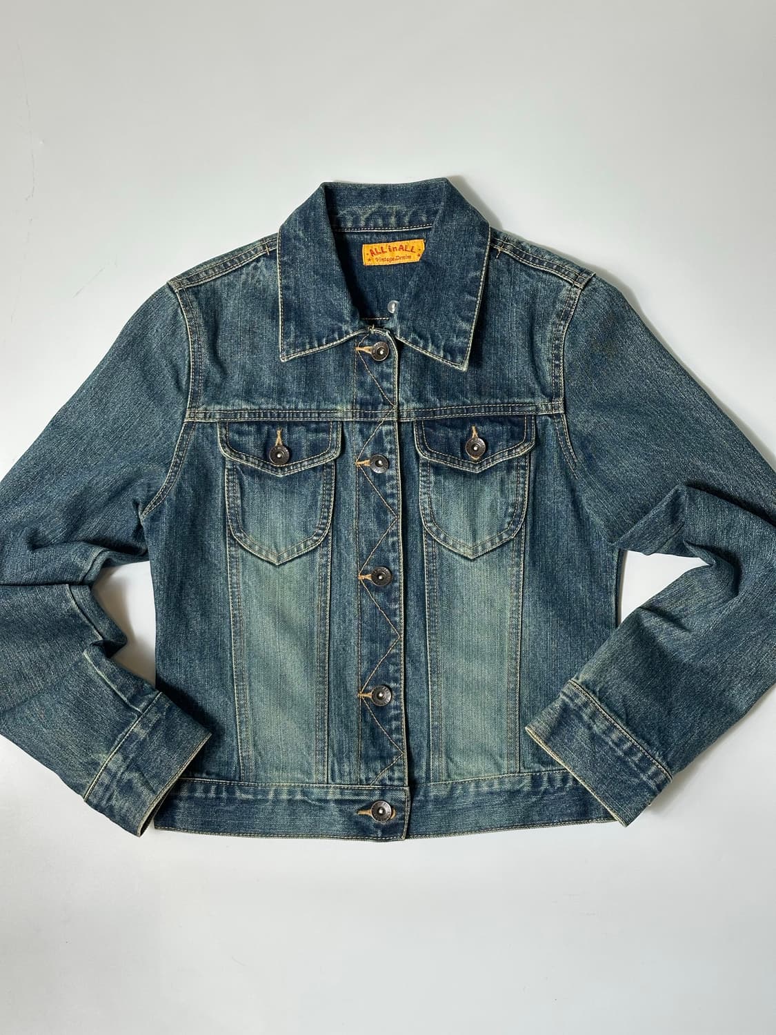 빈티지 워싱 데님자켓  상품이미지6