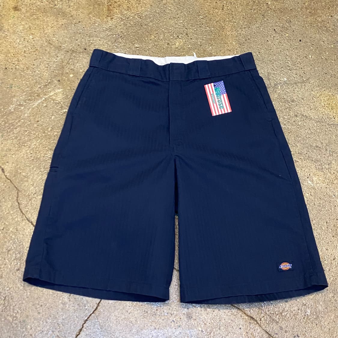 00s USA 빈티지 디키즈 스트라이프 워크팬츠 반바지 상품이미지1