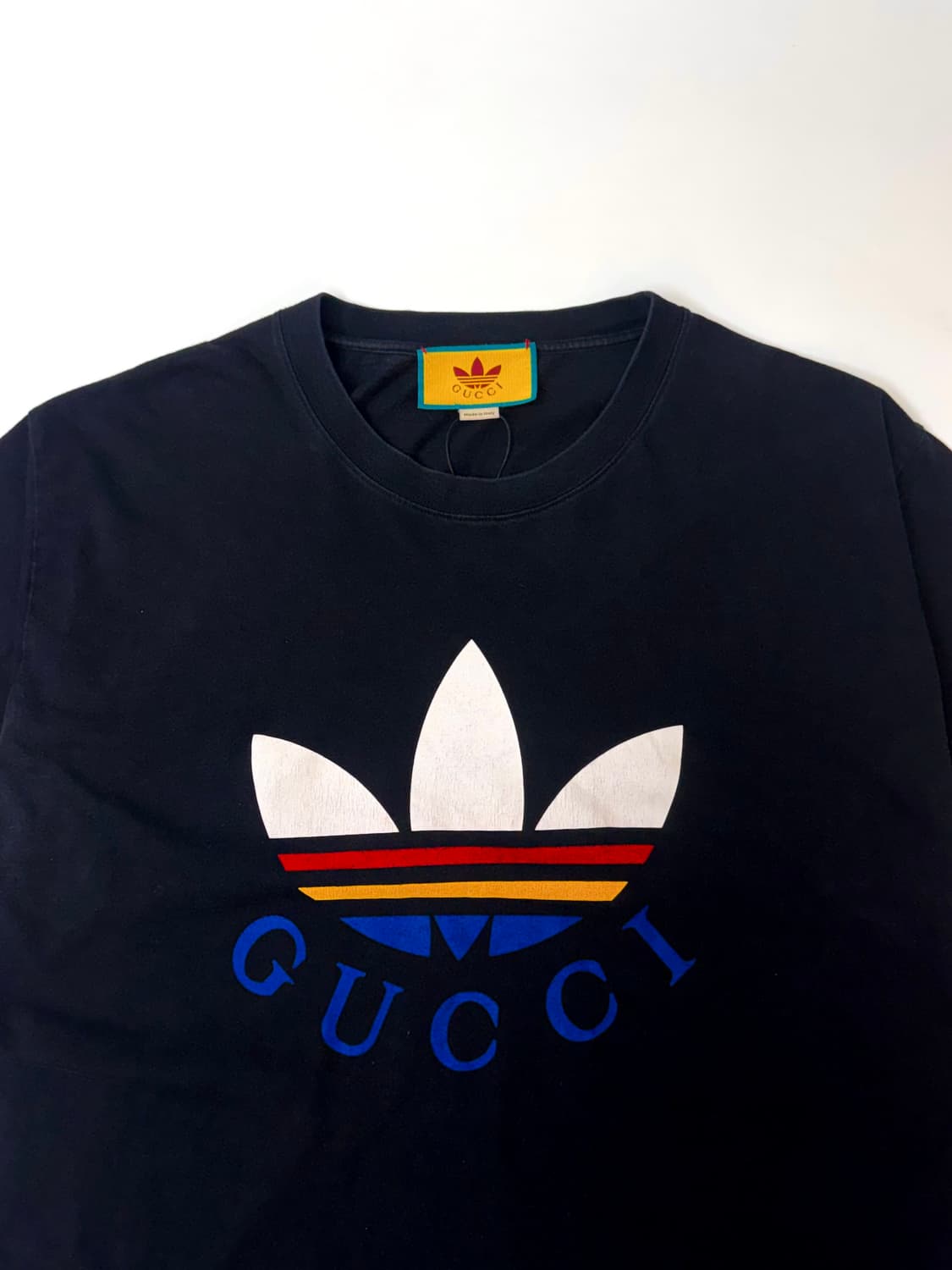 Gucci x Adidas 구찌 x 아디다스 로고 프린팅 반팔 티셔츠 상품이미지3