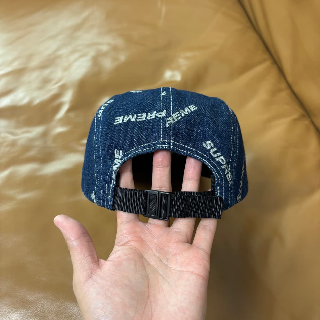 Supreme 슈프림 워시드 데님 캠프캡 모자 (Washed Denim) 상품이미지7