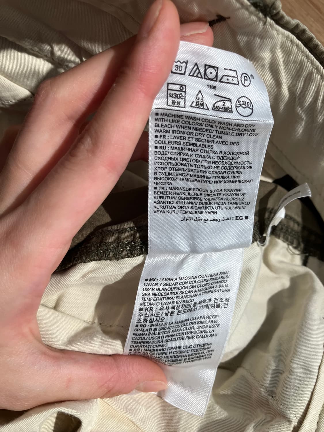 Gap 카고 와이드 팬츠 34 상품이미지7