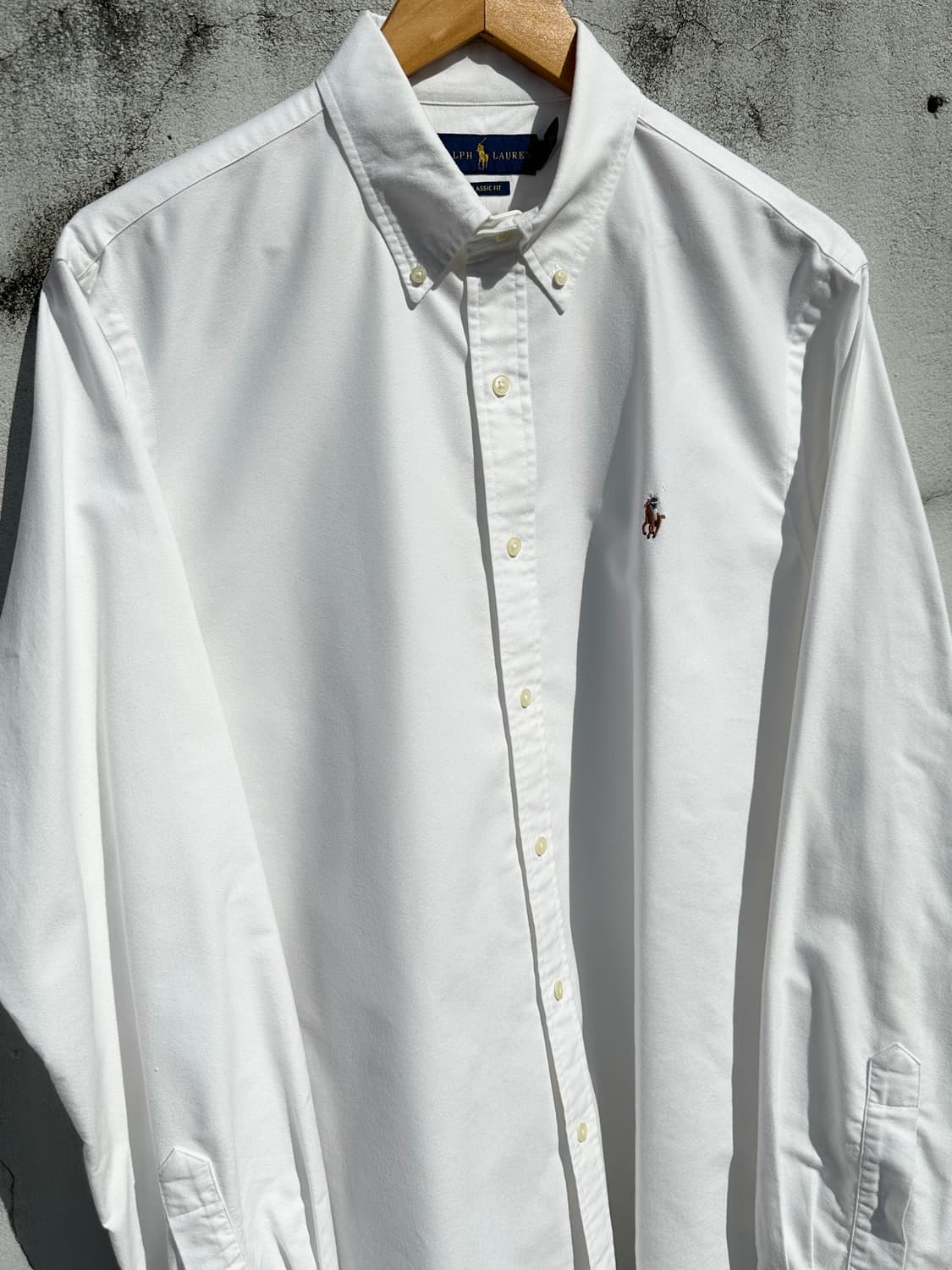 [2XL] 폴로 랄프로렌 화이트 옥스포드 셔츠 상품이미지5