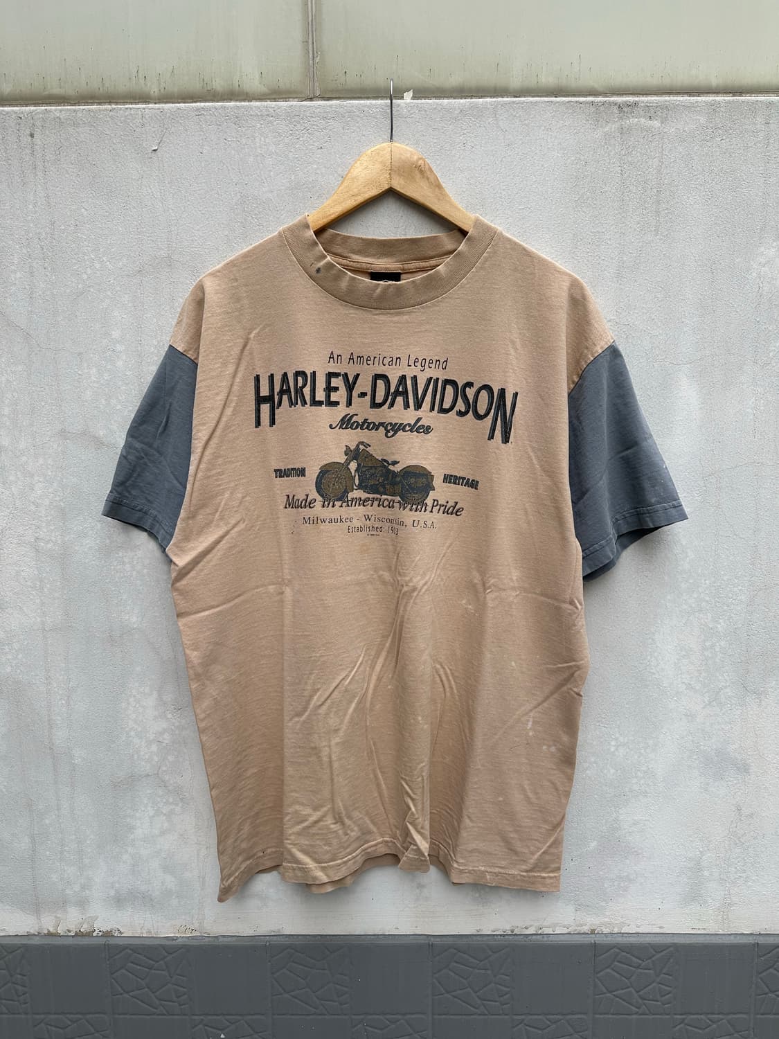 [할리데이비슨] •90s Vintage Twotone T-Shirt 상품이미지1