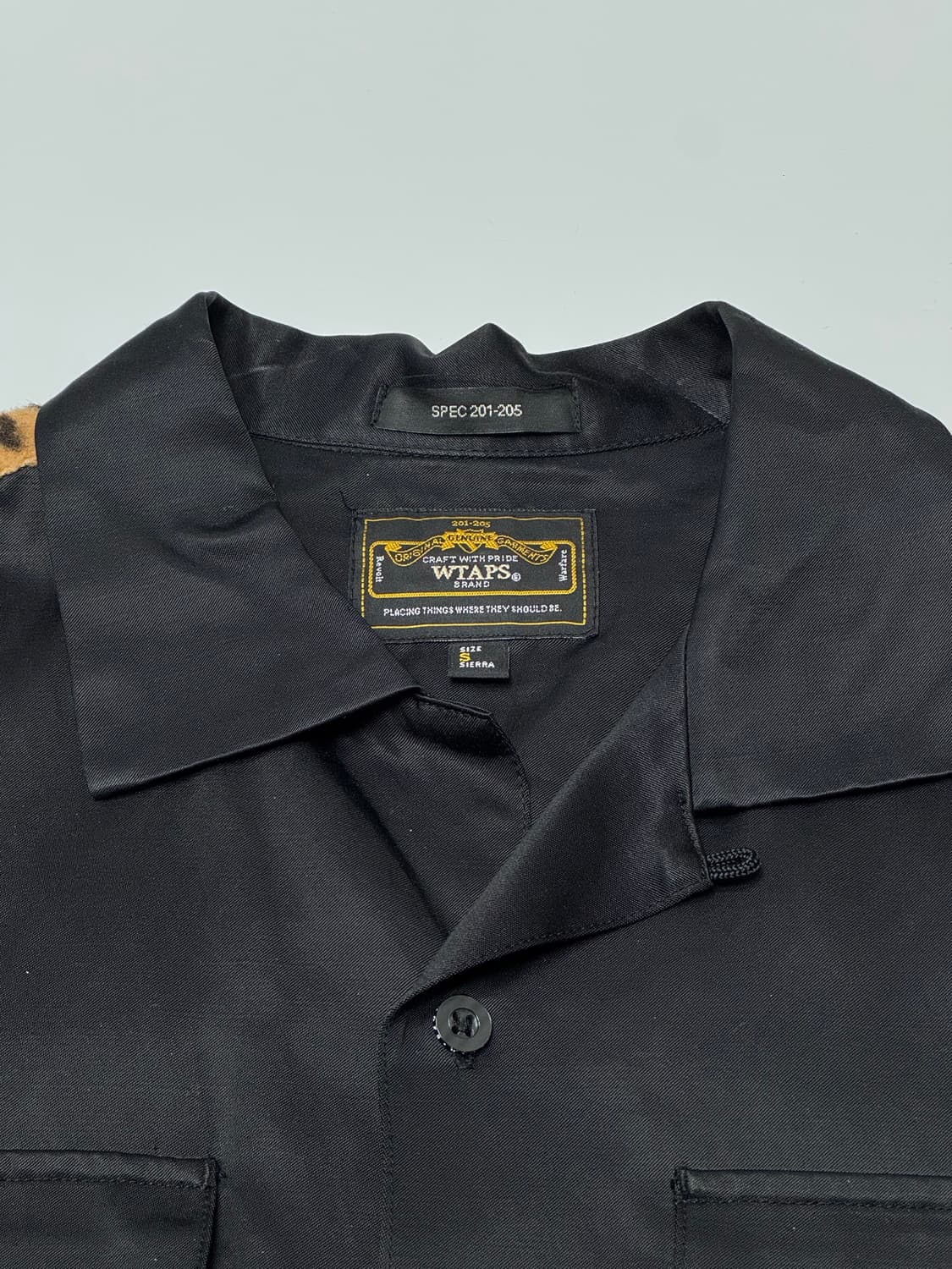 WTAPS 더블탭스 레오파드 셔츠 S 상품이미지4