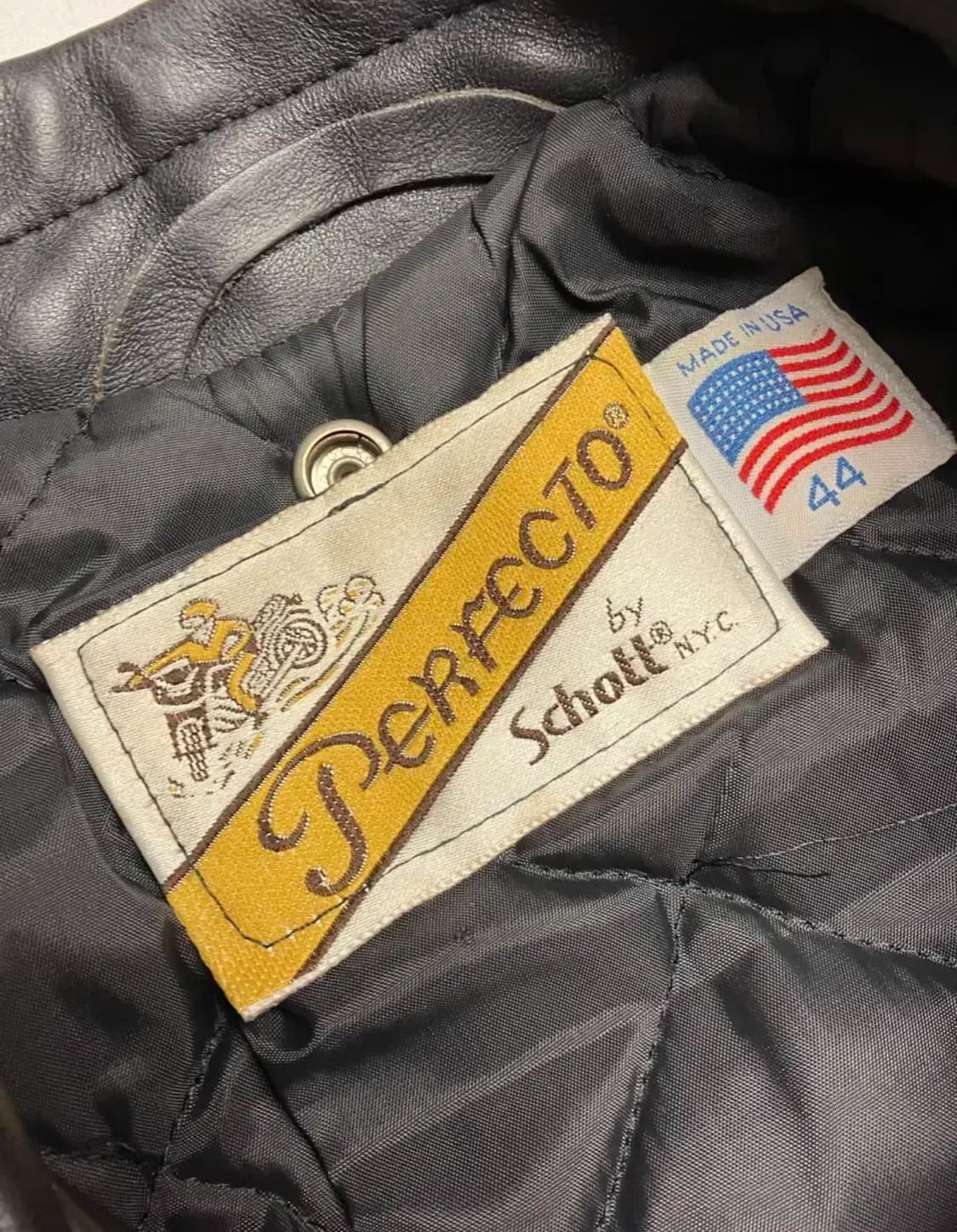 쇼트 schott perfecto 618 더블 라이더 자켓 상품이미지8