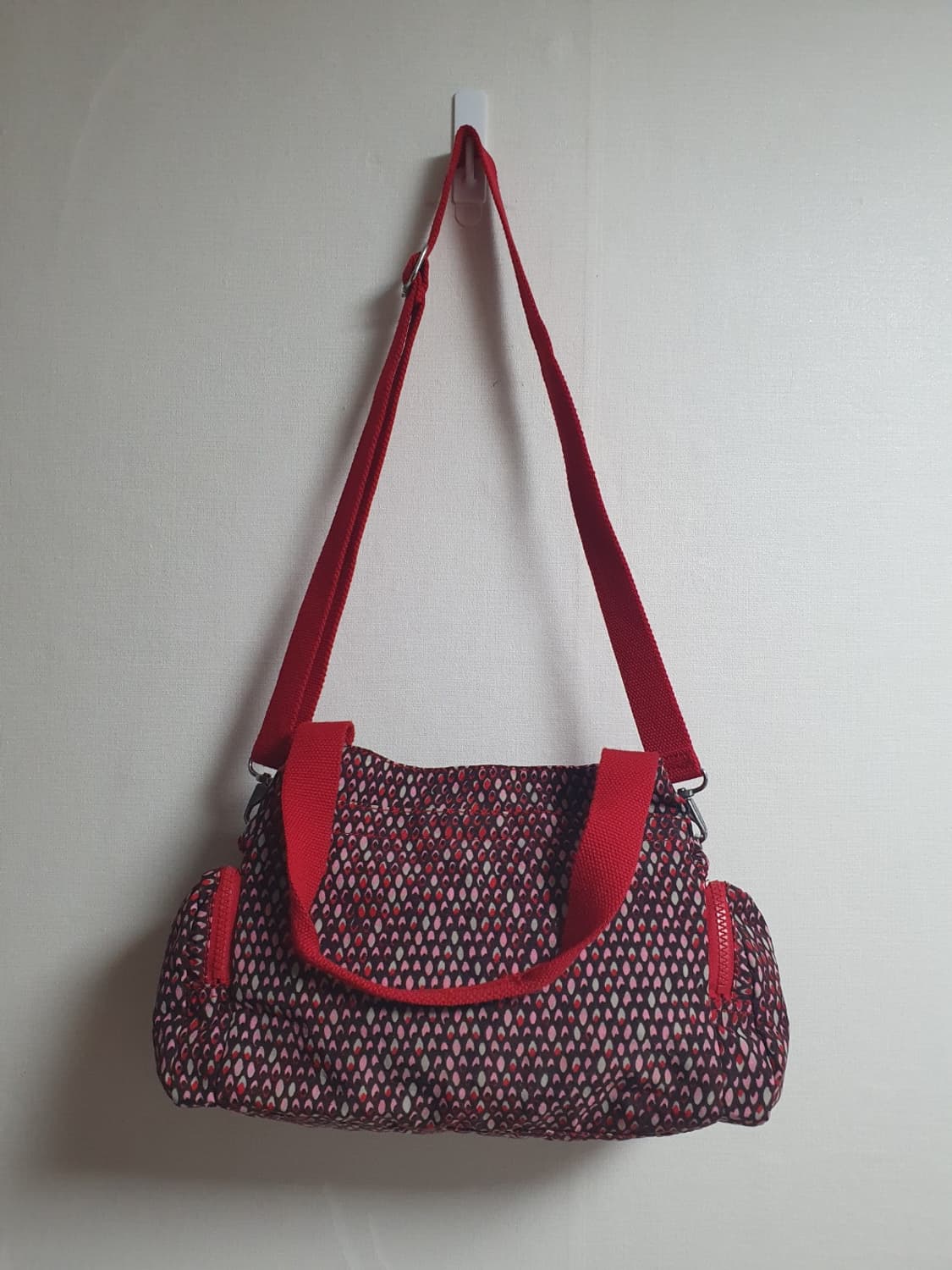 키플링 팝 포인트 2way 멀티포켓 토트 크로스백 레드 상품이미지3