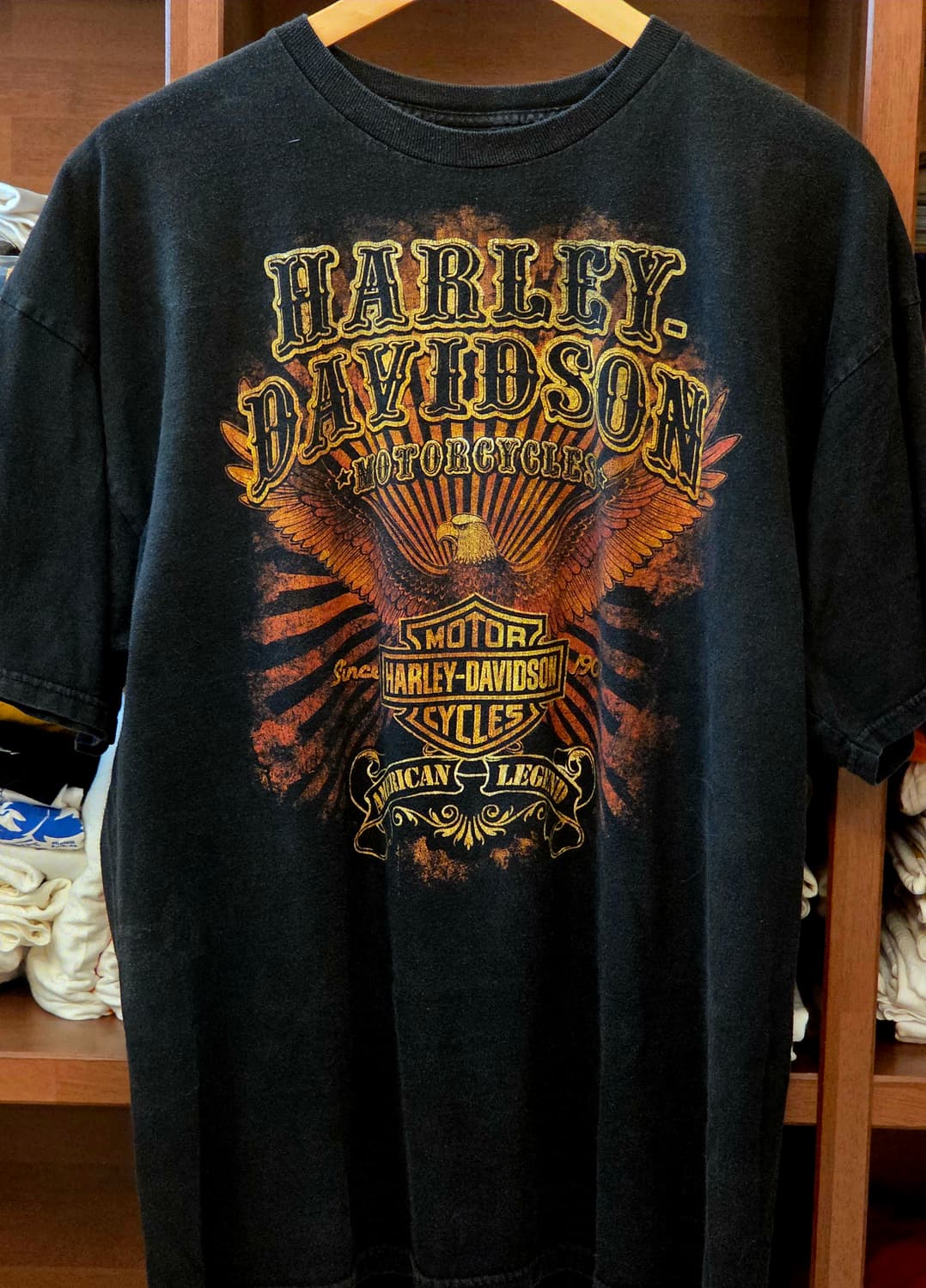 Harley-Davidson Eagle Vintage T-shirt 상품이미지3