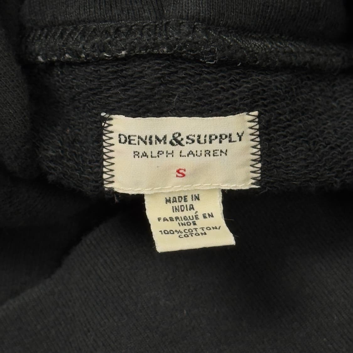 (S) 데님 앤 서플라이 랄프로렌 성조기 후드집업 블랙 상품이미지6