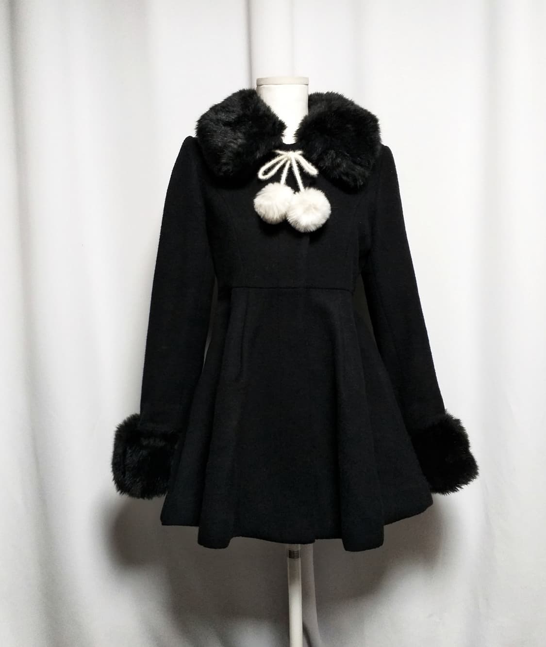 양산형지뢰계 코트 달천대장 y2k 공겜여주 히메로맨틱갸루 핀터깔 펑크 상품이미지1