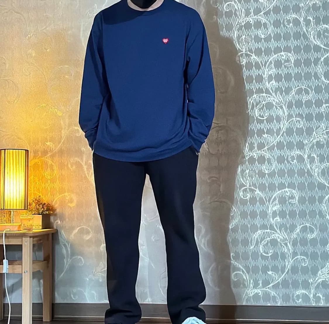 XL) 휴먼메이드 그래픽 롱슬리브 티셔츠 #6 네이비 상품이미지3