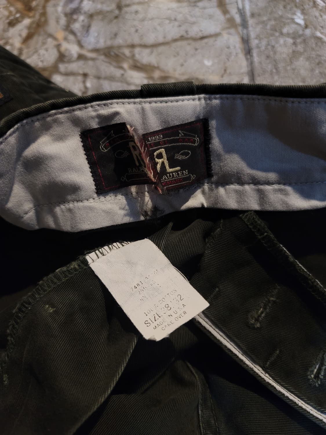 더블알엘 다크그린 치노팬츠  상품이미지4