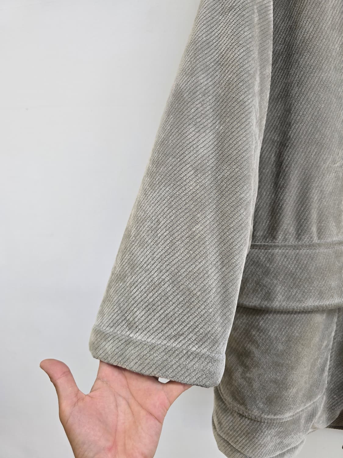 알레그리 터틀넥내피 코듀로이 겨울 코트 상품이미지4