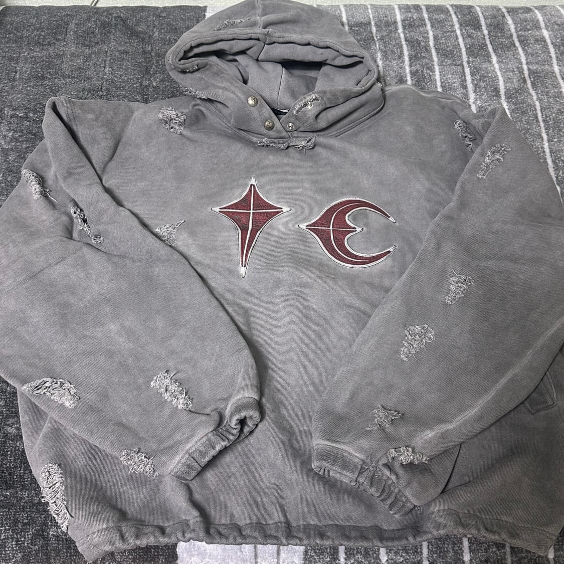 떠그클럽 락후드 그레이 3사이즈 상품이미지1