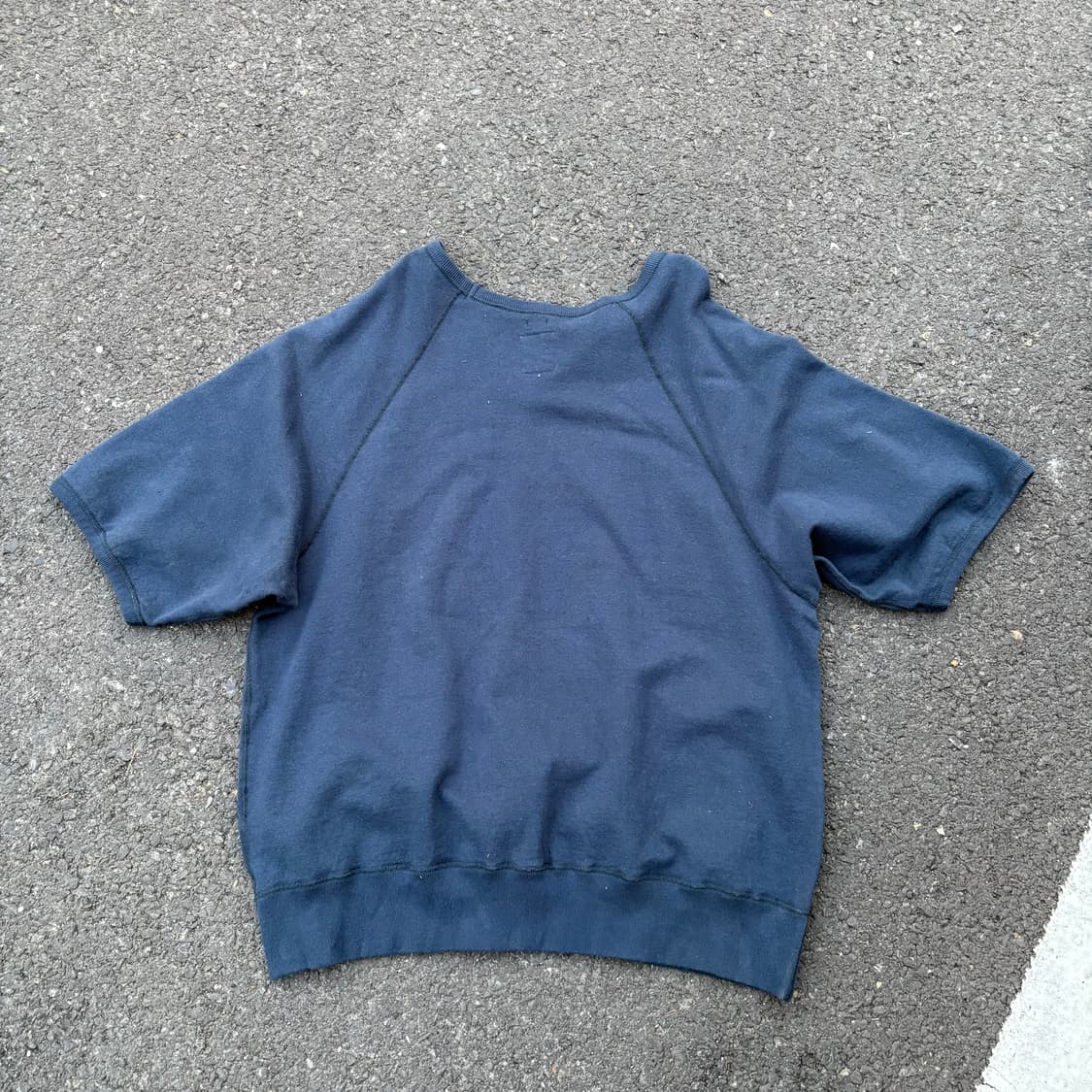 나나미카 네이비 오버사이즈 7부 스웻셔츠 상품이미지9