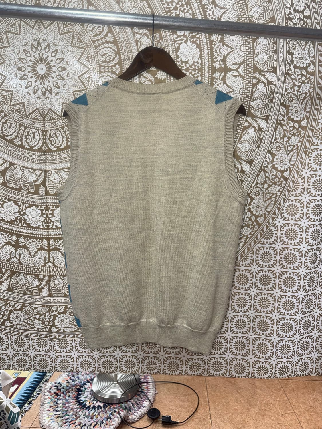 라코스테 아가일 니트 베스트  상품이미지4