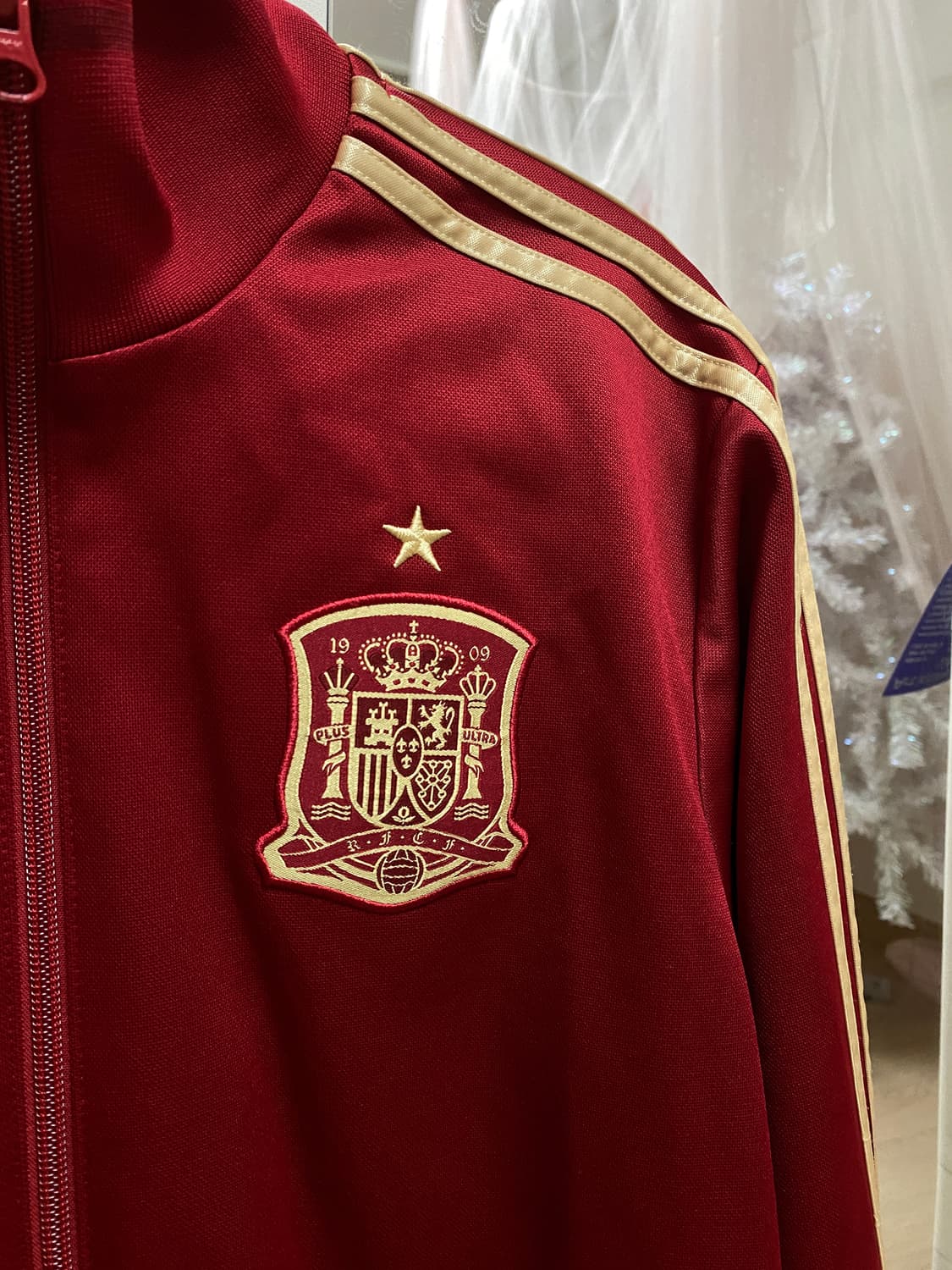 아디다스 스페인 국대 버건디 금 져지 상품이미지1