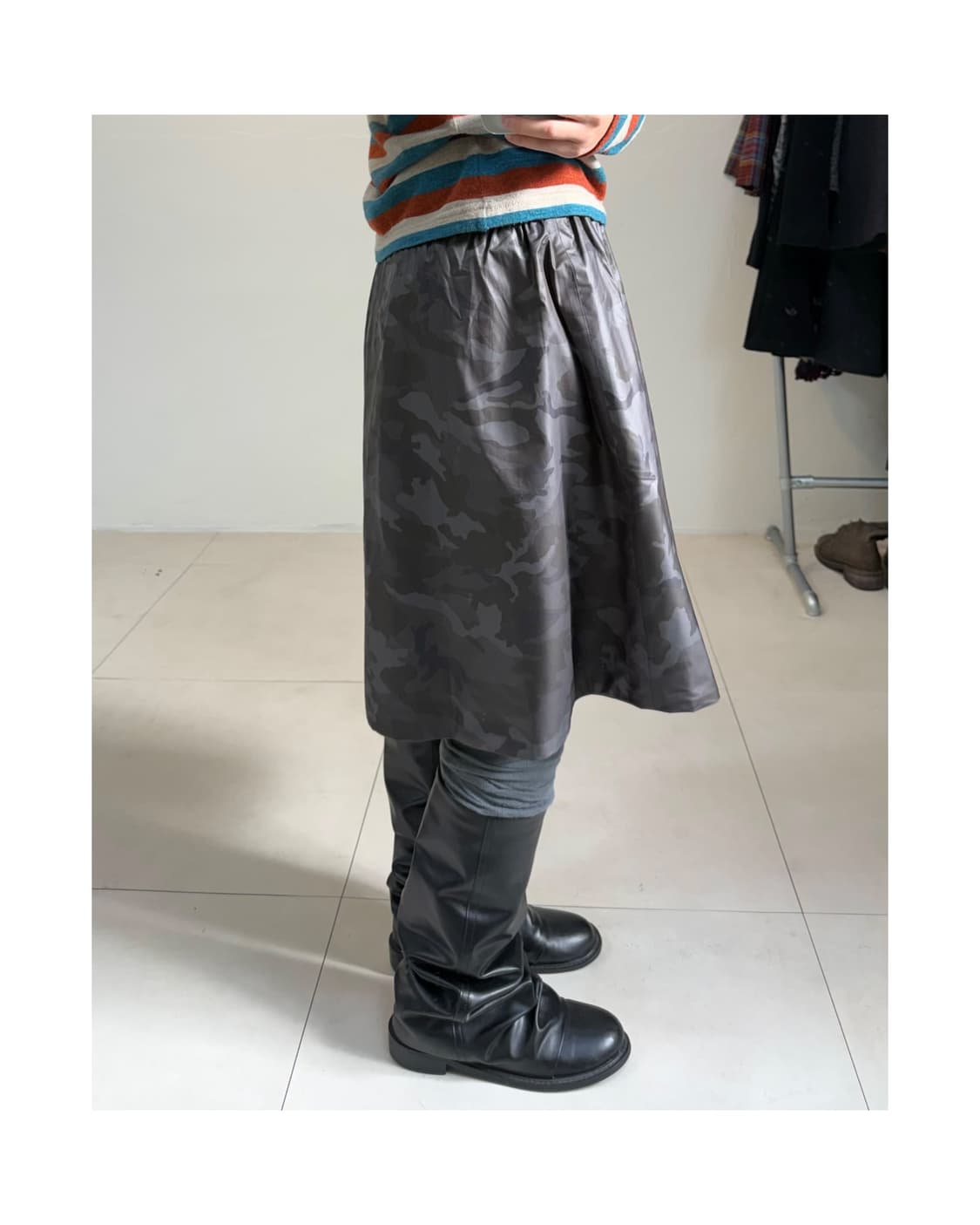 빈티지 리버서블 스커트 상품이미지3