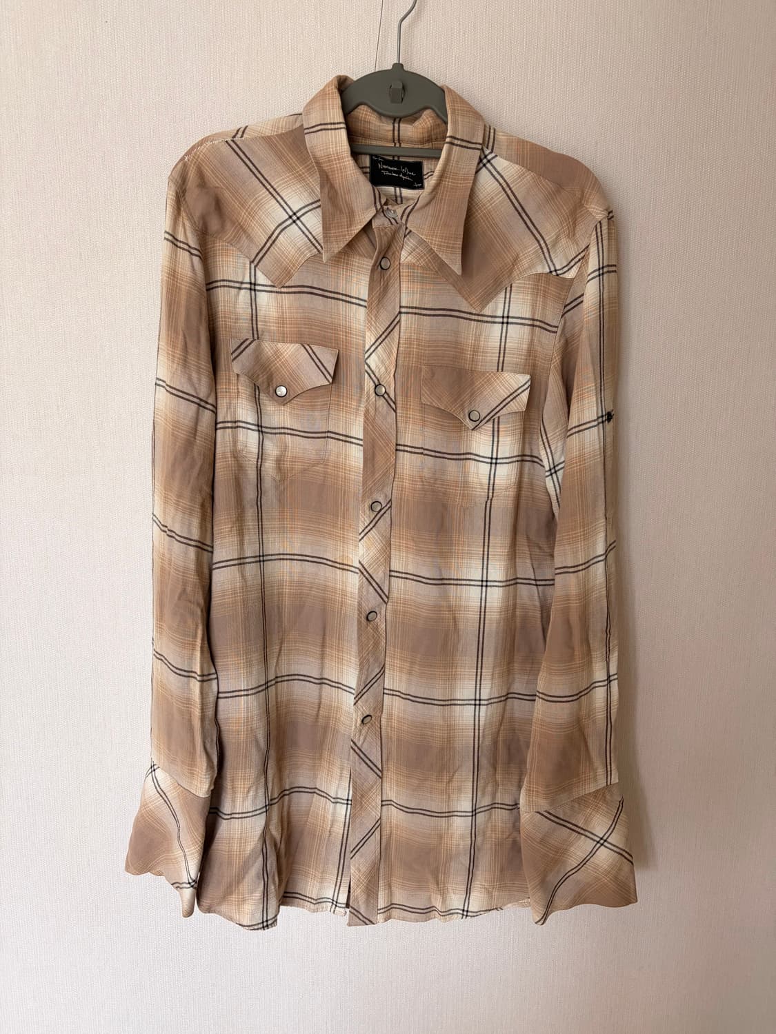 넘버나인 07ss 웨스턴셔츠 상품이미지2