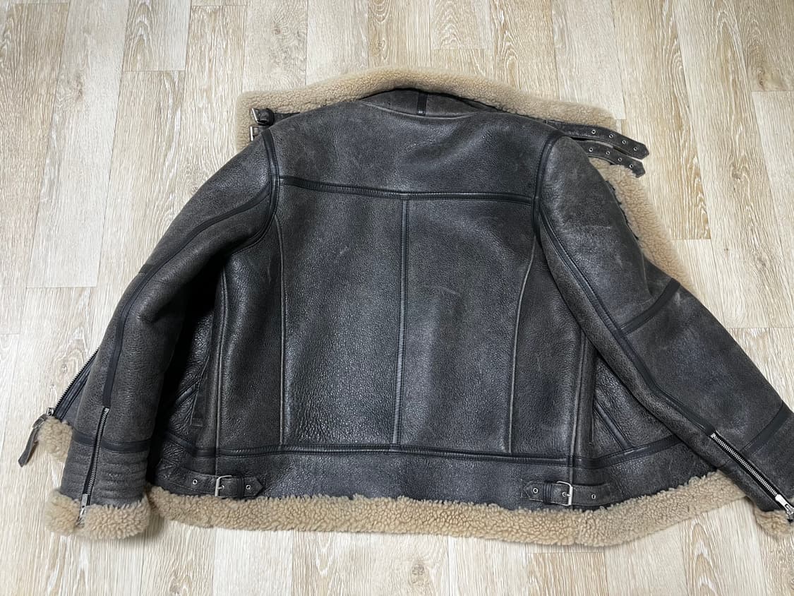 신흥사(딤스킨)김강열 무스탕 L 팝니다 상품이미지4