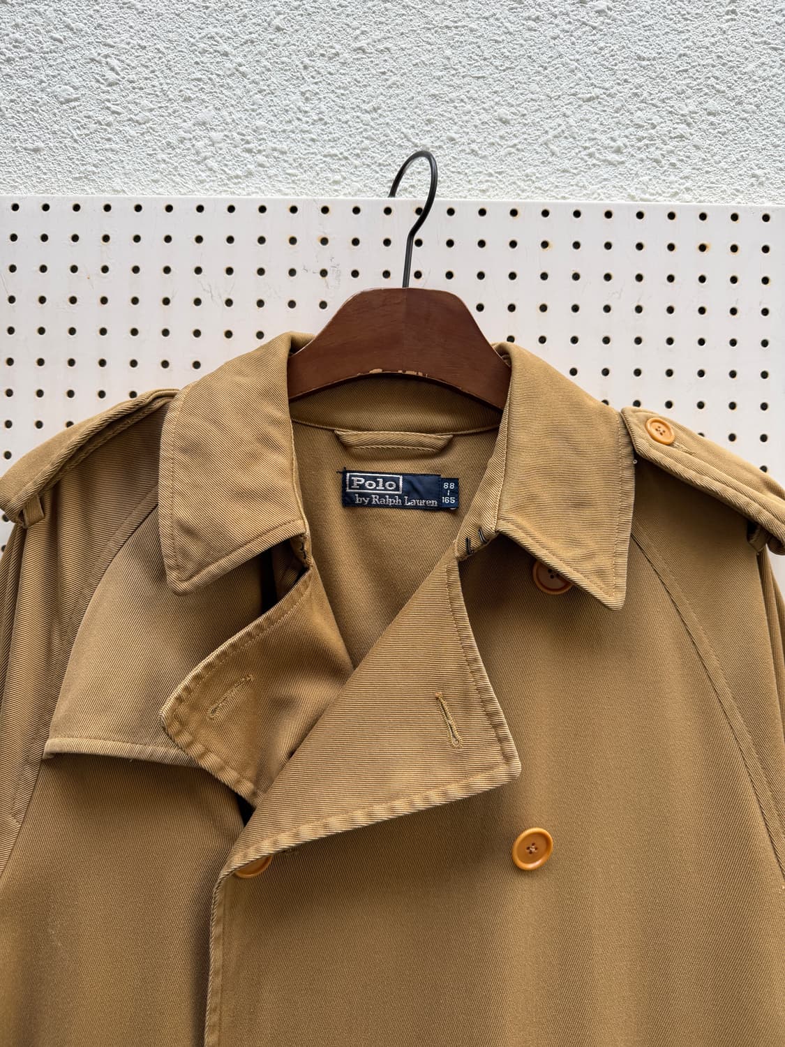 1990s POLO RALPH LAUREN TRENCH 폴로랄프로렌 코트 상품이미지7