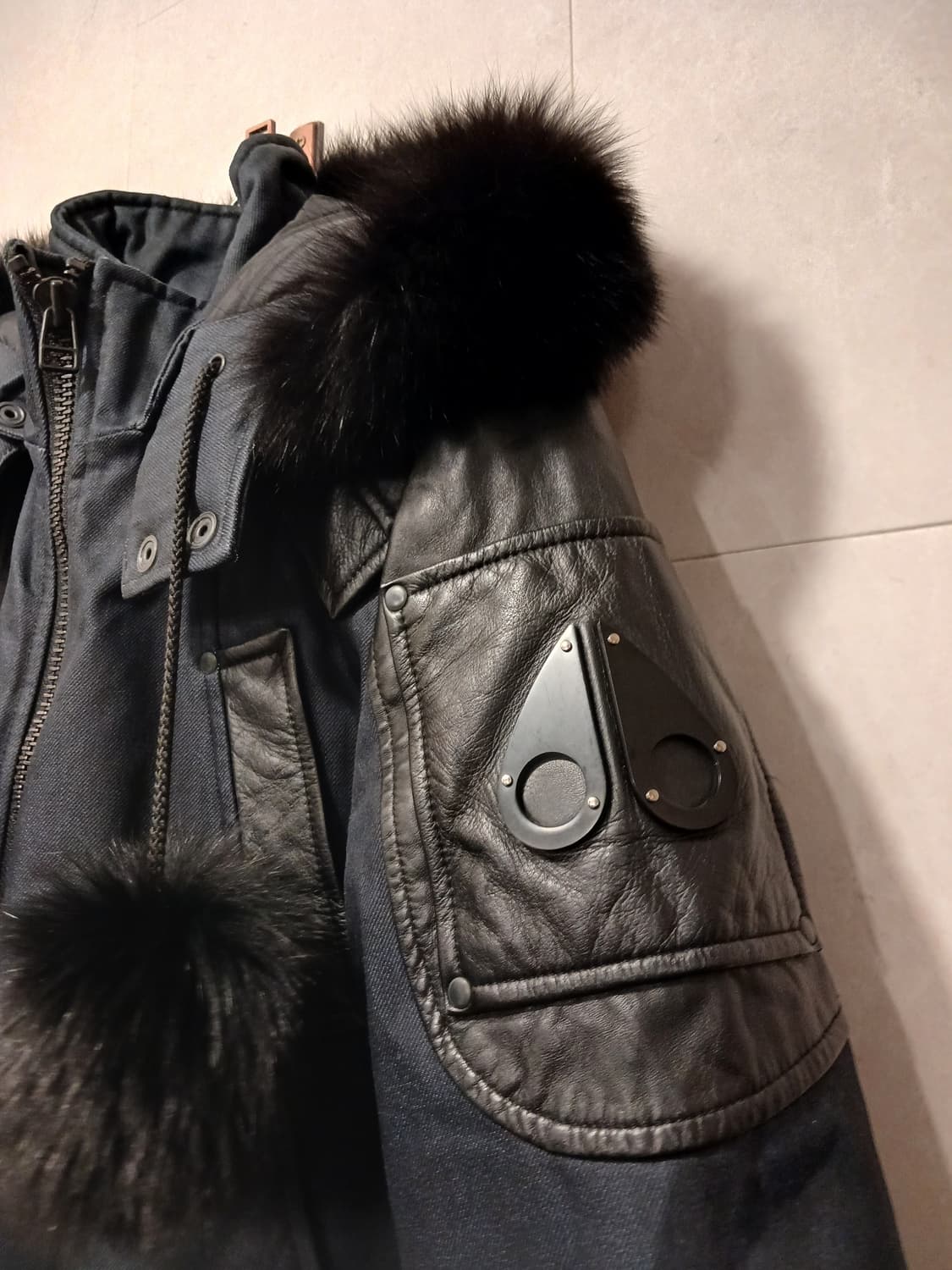 무스너클 정품 여성 레이디 데님 봄버 XS 사이즈 상품이미지9