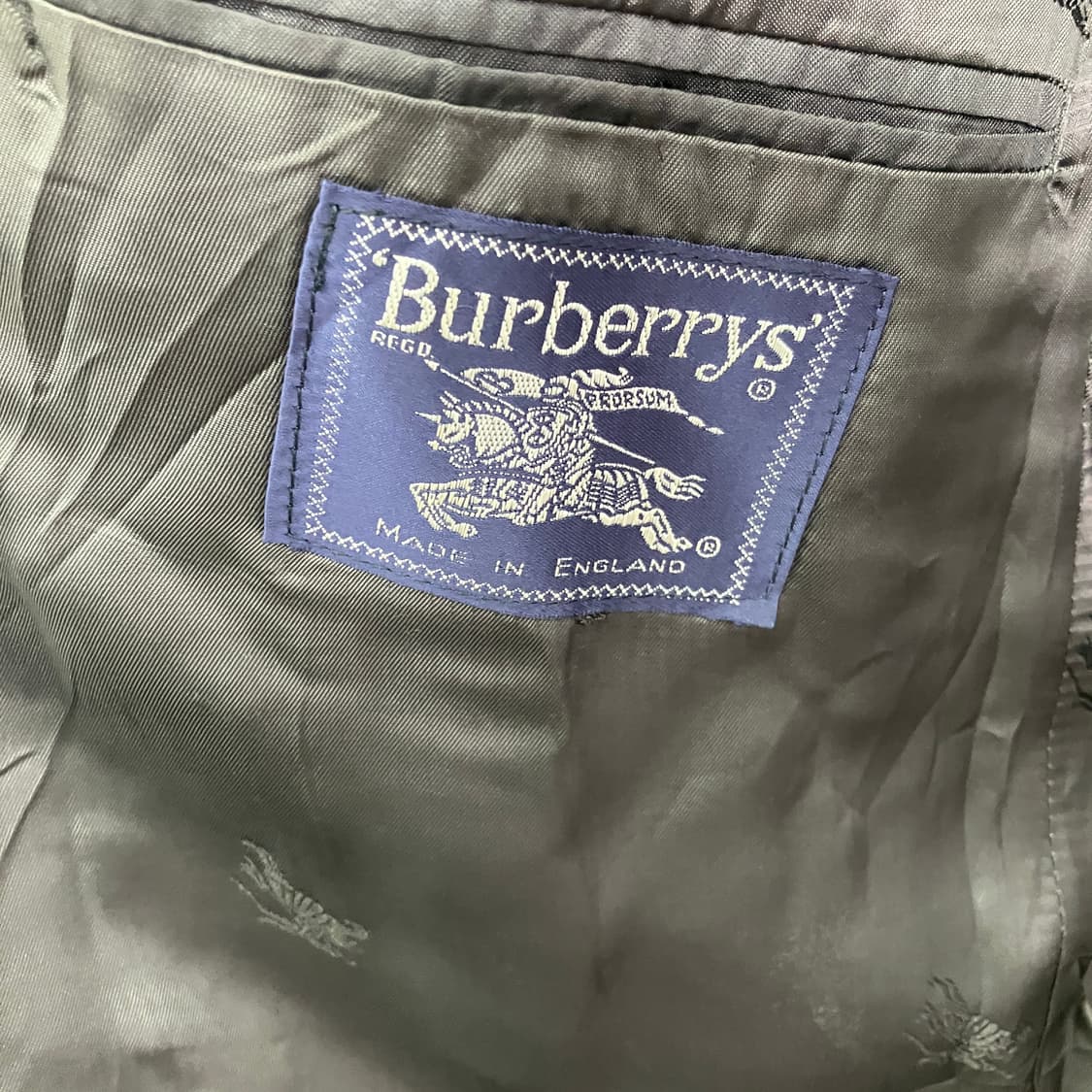 버버리 빈티지 울 더블 브레스티드 블레이저 50 상품이미지3