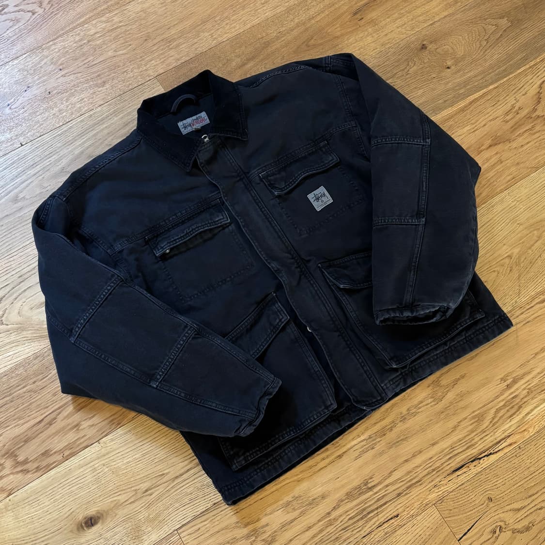 스투시 워시드 캔버스 워크 자켓 상품이미지1