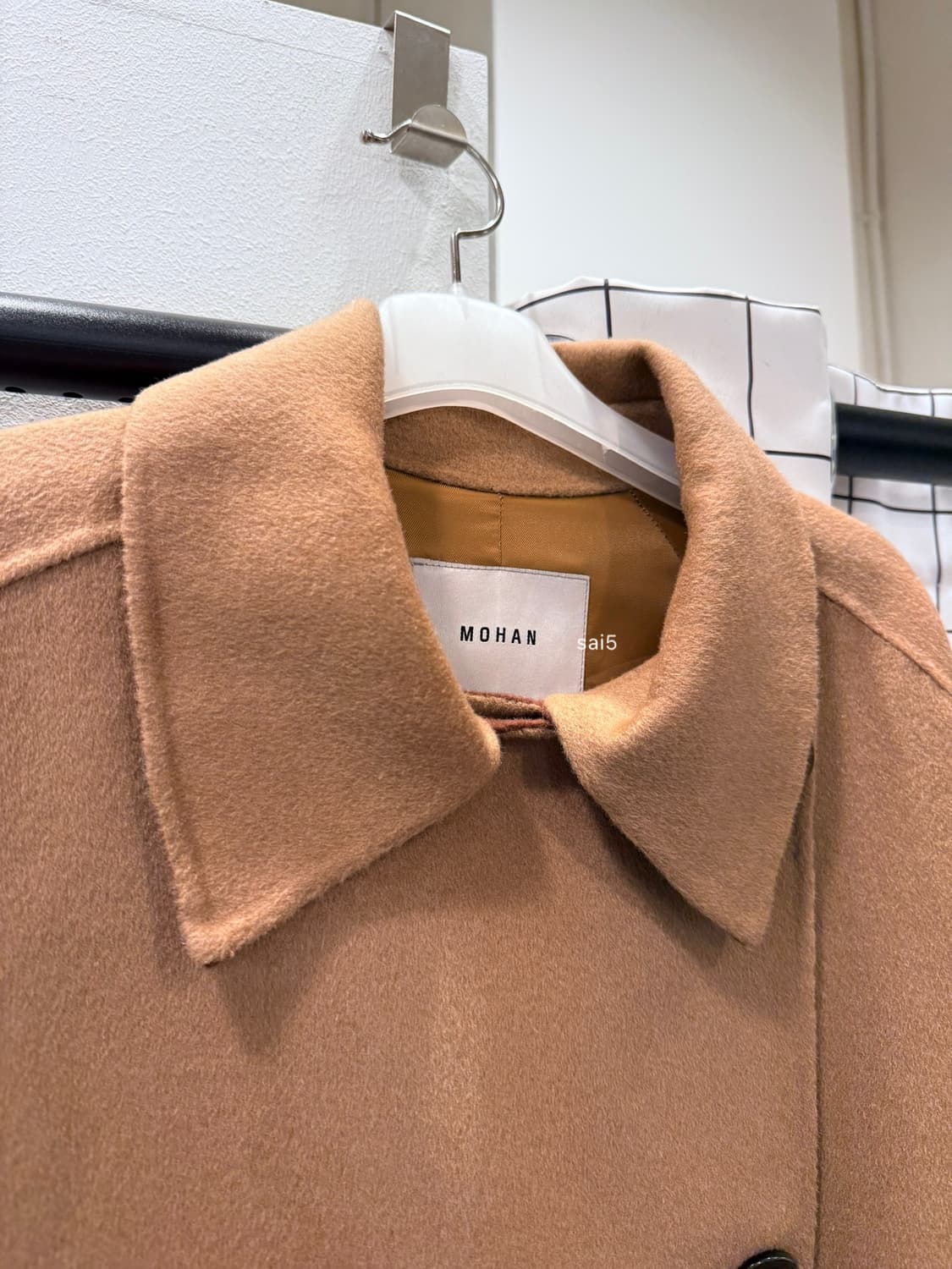 모한 울 캐시미어 오버핏 핸드메이드코트  상품이미지4