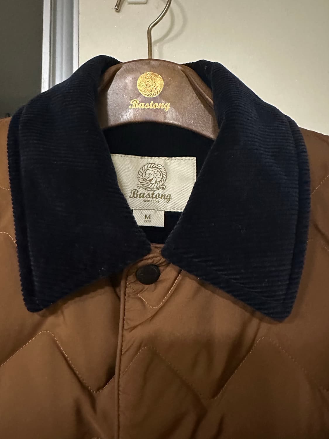 바스통108 퀼팅자켓 브릭 컬러 m 상품이미지3