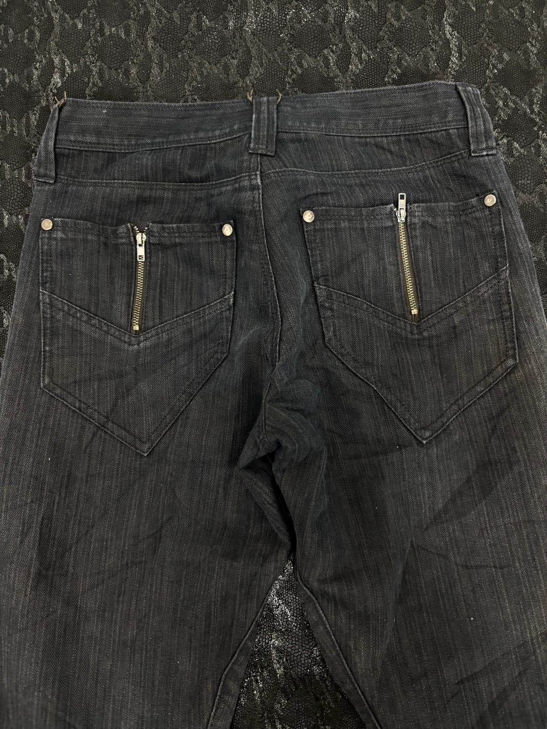 “BA-TSU” 00’s Zipper Detail Curve Jeans 상품이미지5