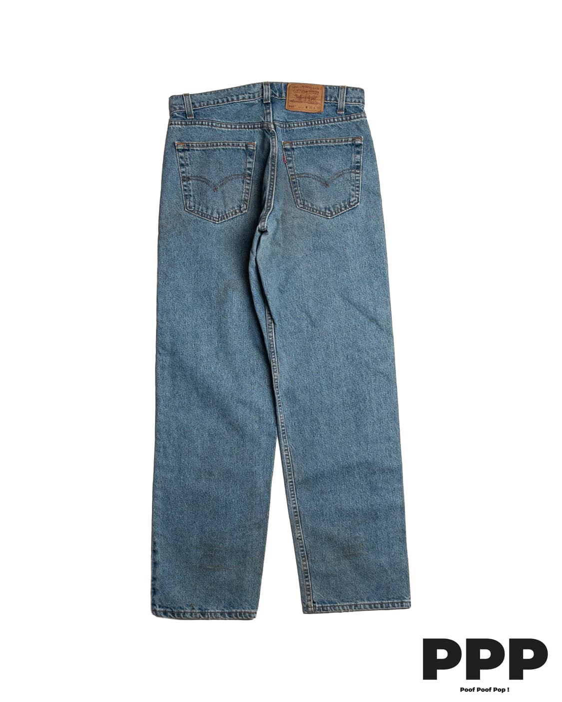 90's 미제 리바이스 565 루즈 핏 와이드 레그 33x32 상품이미지10