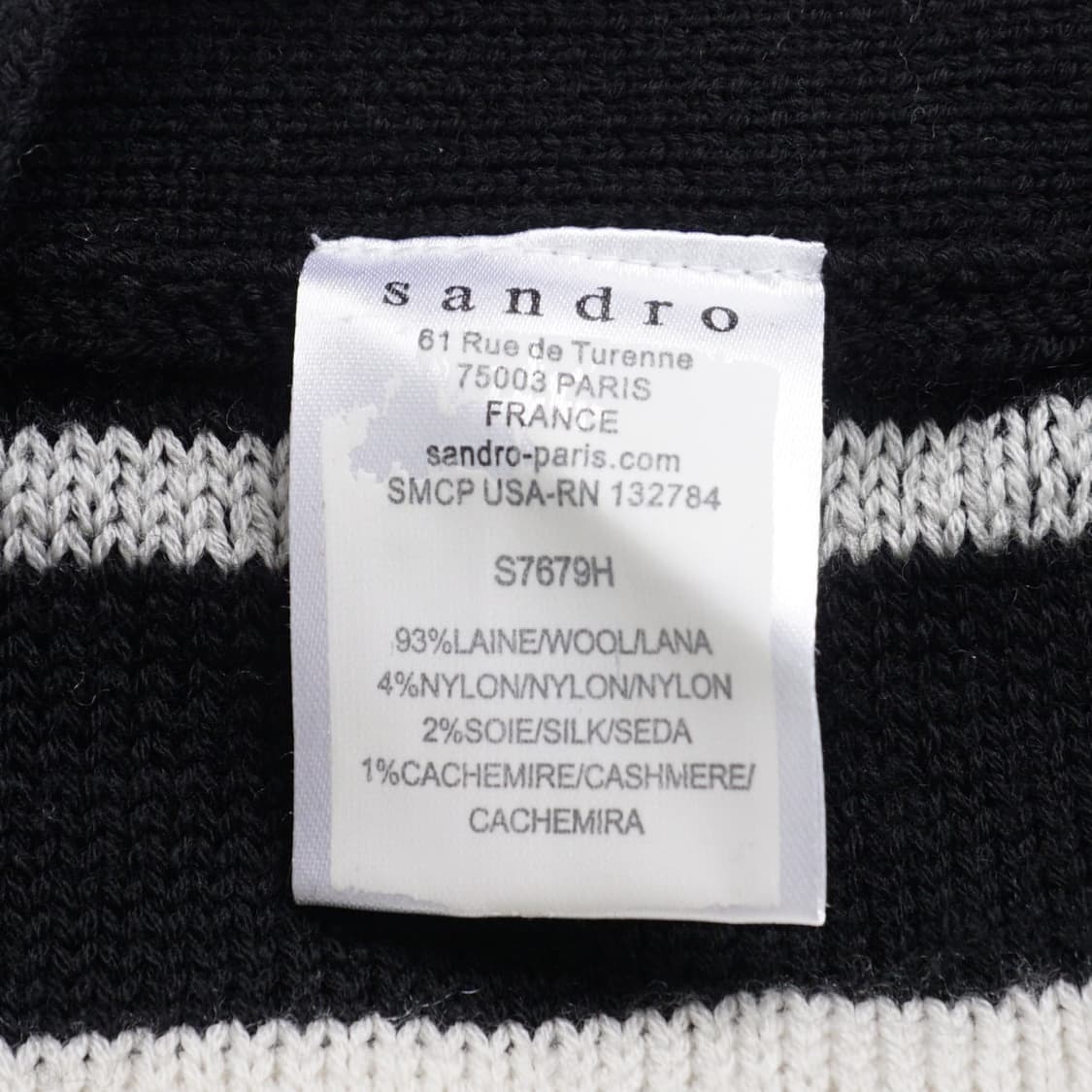 산드로 판초핏 울 니트 FREE 상품이미지6