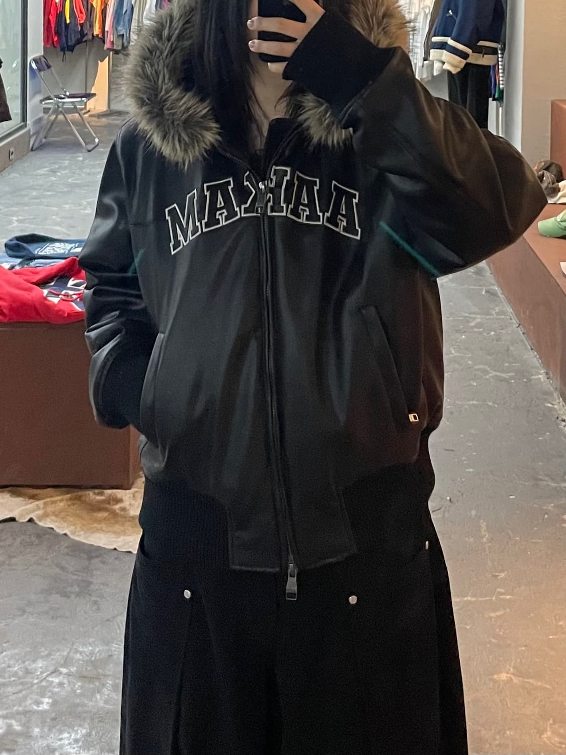 아캄 아치로고 투웨이 퍼후드 투웨이 자켓 H2245 상품이미지1