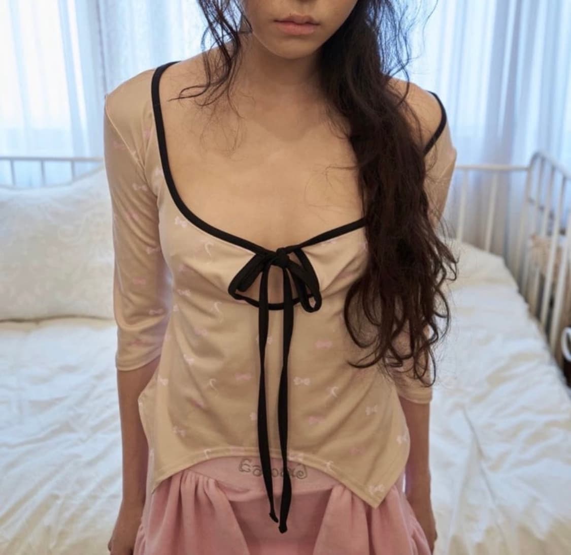 새상품) 카나제이 candy printing strap top  상품이미지1