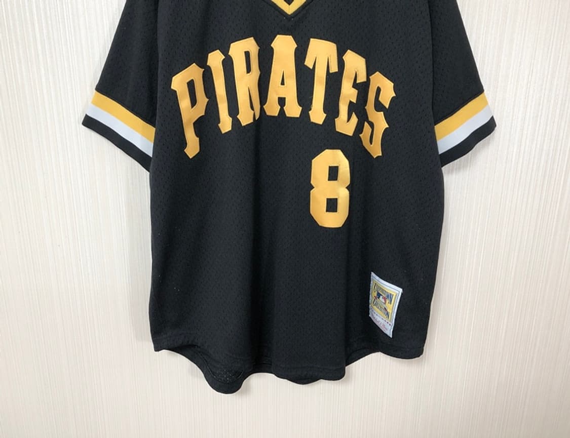 MLB 미첼앤네스X쿠퍼스타운 피츠버그 파이어리츠 올드져지 XL #8 상품이미지3