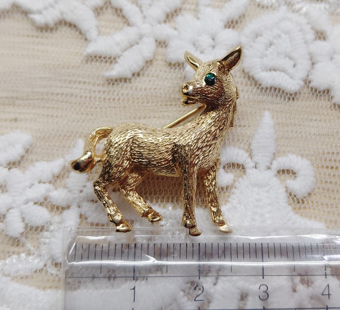 Vintage lisner사의 당나귀 브로치 상품이미지6