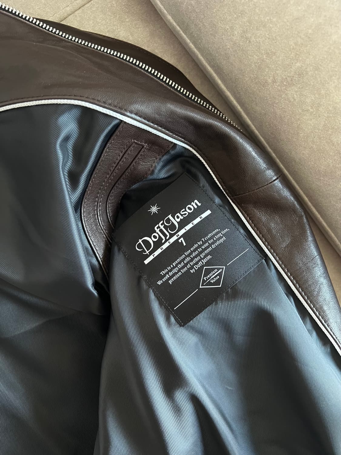 도프제이슨 베지터블 a-2 자켓 브라운 상품이미지5