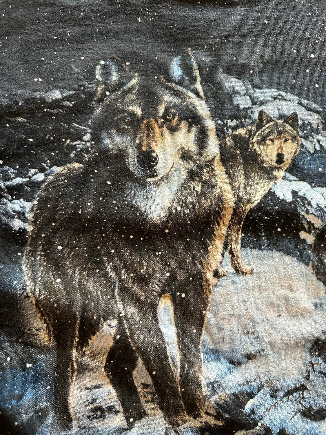 [USA]1991 3D Emblem Wolf Snow Speckle 상품이미지4