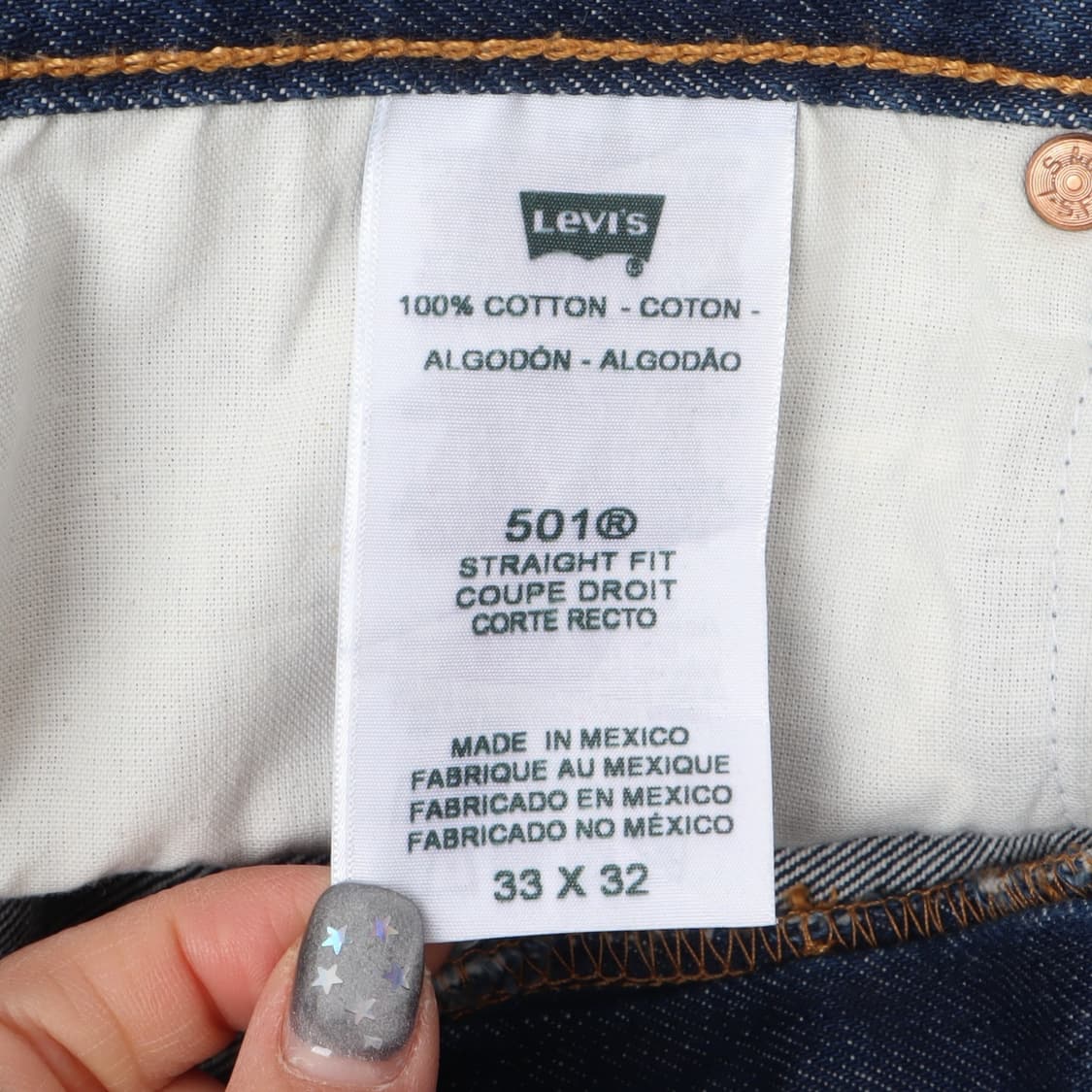 리바이스 501 스트레이트 핏 데님팬츠 상품이미지8