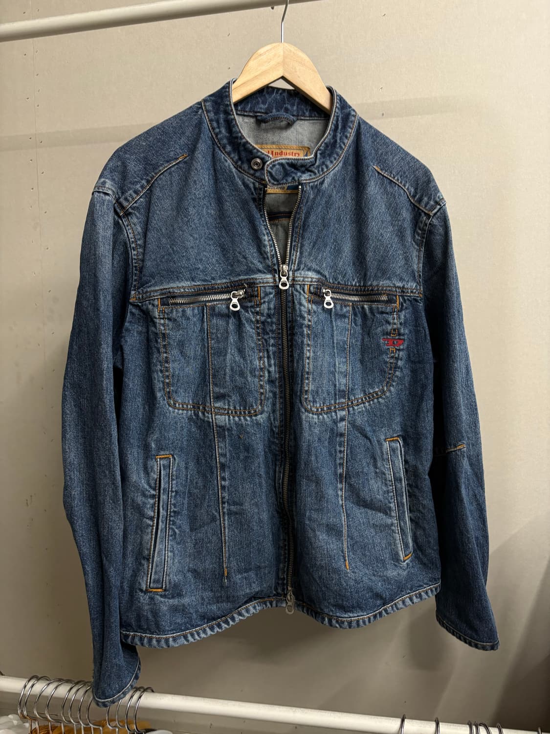 디젤 바이커 다크블루 데님자켓 상품이미지2