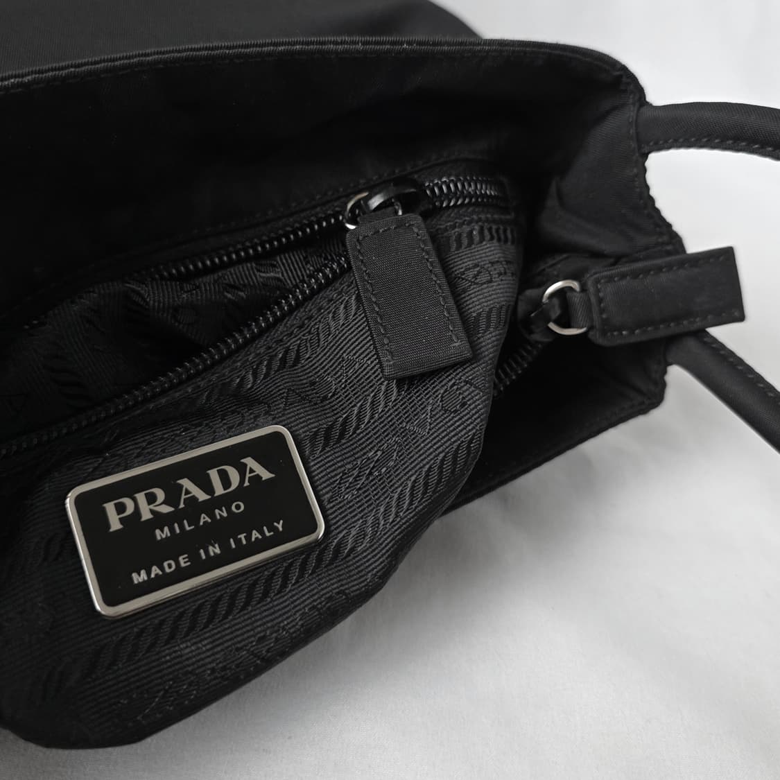 [정품 PRADA] 프라다 두줄 나일론 토트백 스몰 상품이미지7