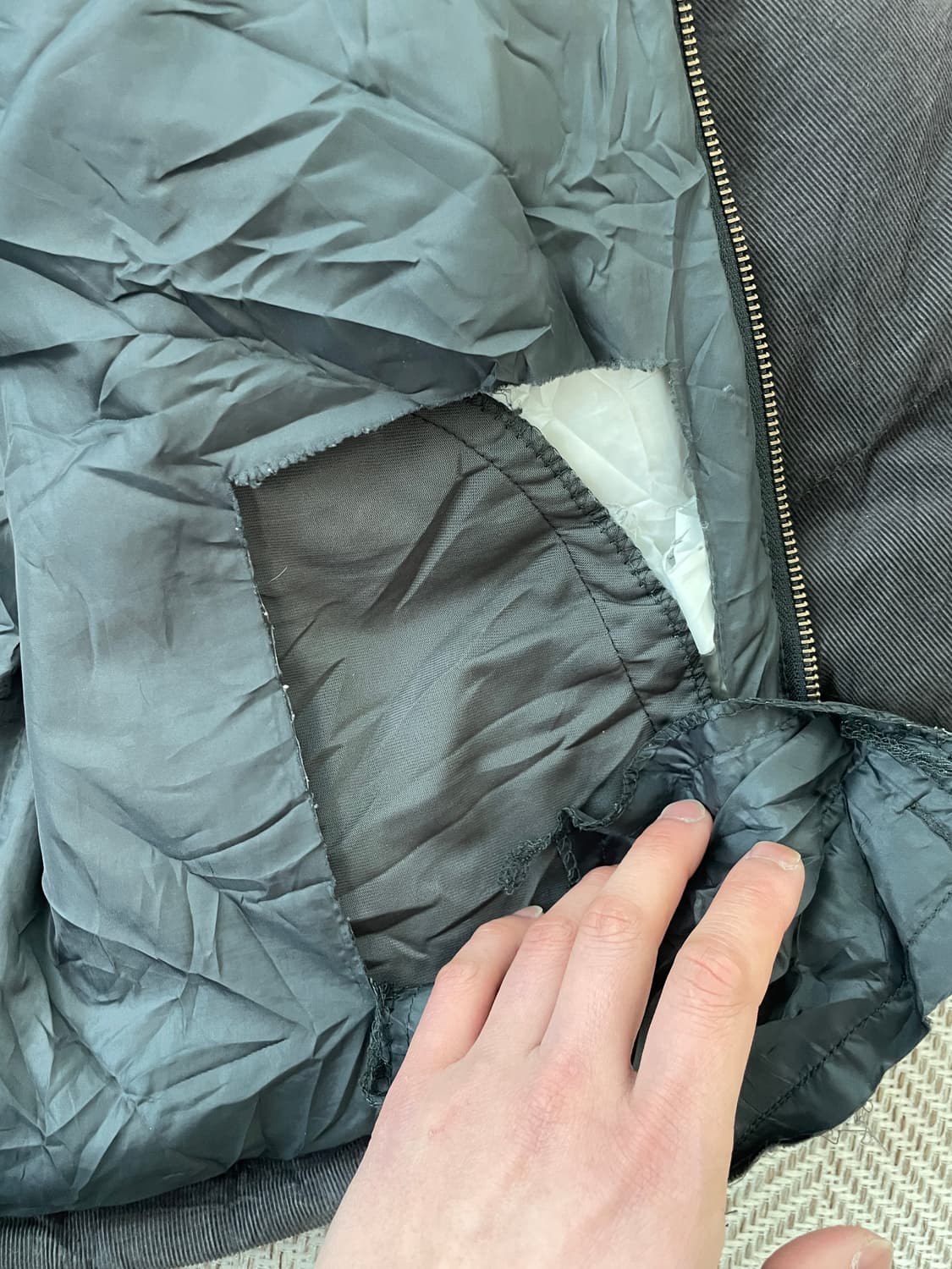 에디바우어 코듀로이 구스다운 패딩 J03883 상품이미지5