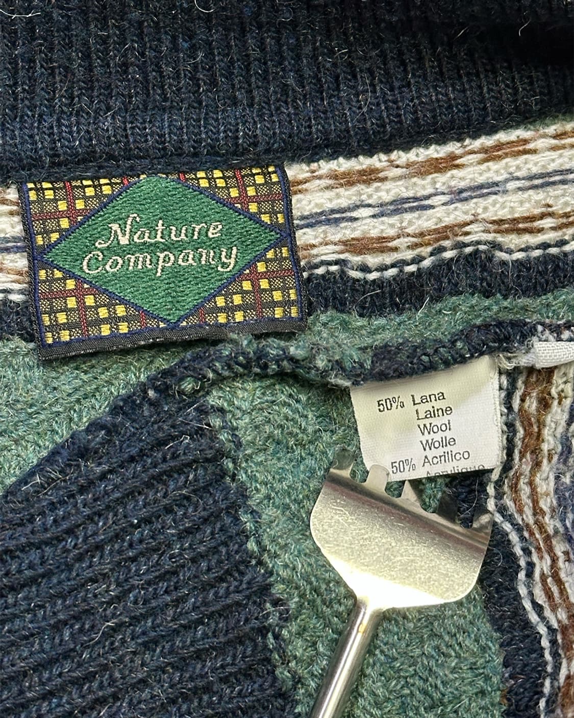 네이처컴퍼니 빈티지 카라 니트 상품이미지3