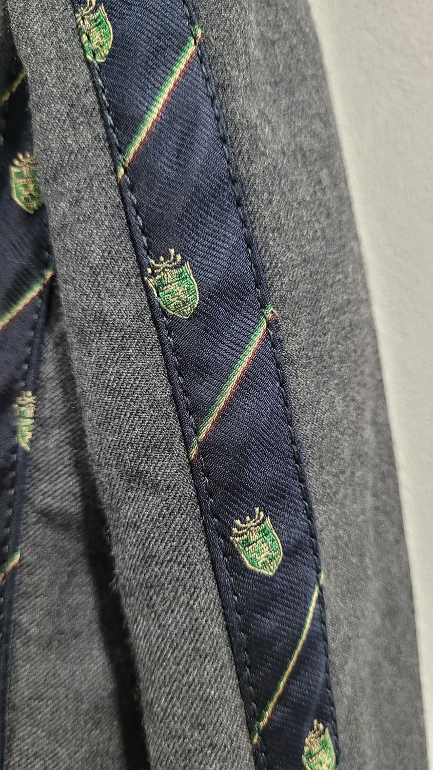 꼼데가르송 옴므 레지멘탈 넥타이 블레이져 차콜 L 상품이미지8