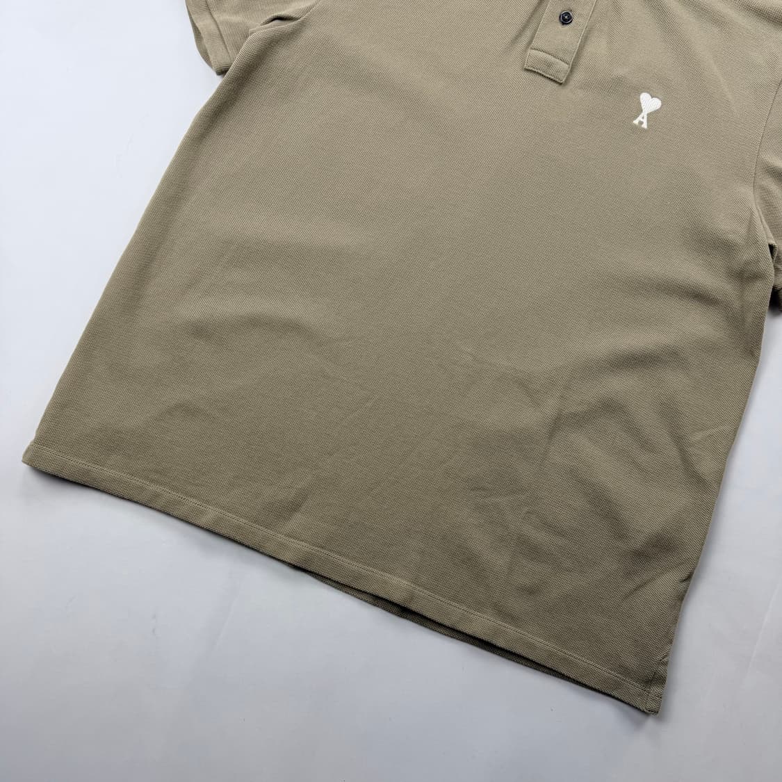 아미 25ss 스몰 하트 코튼 폴로 반팔 상품이미지4