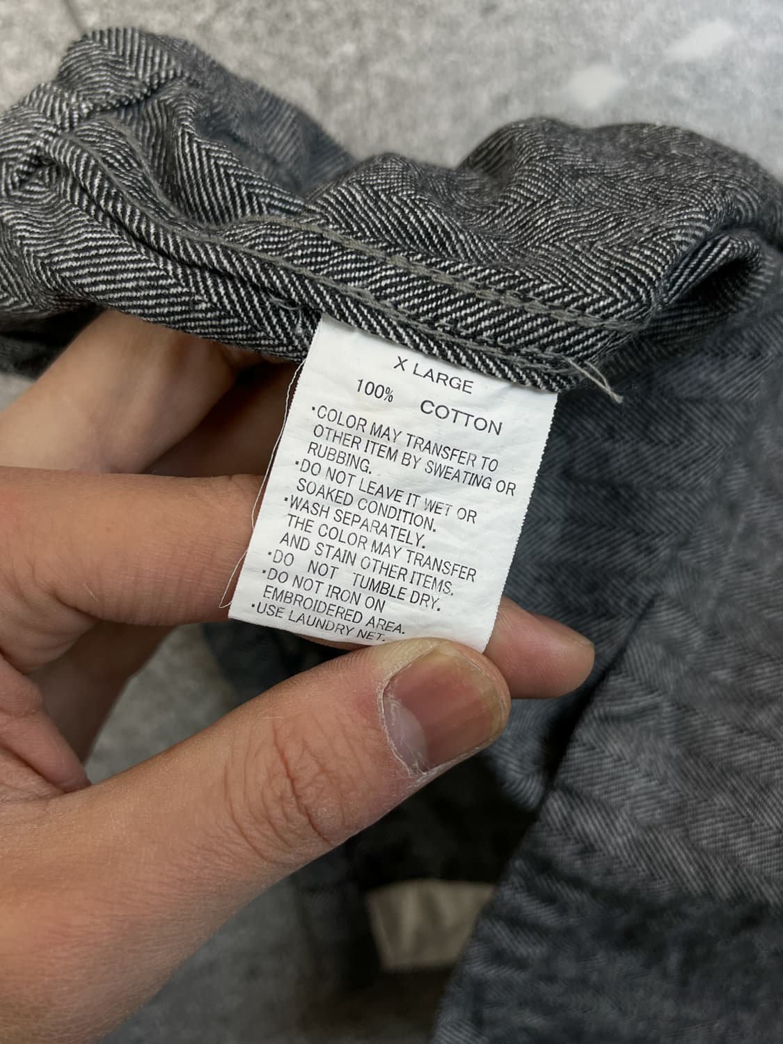 스투시 2000s SS 링크스탁로고 워크셔츠 상품이미지10