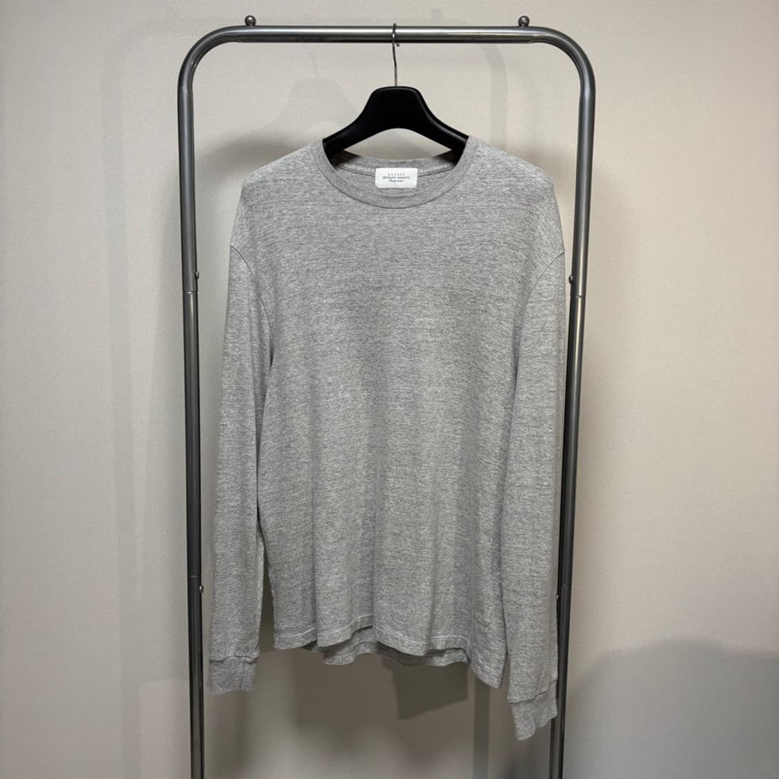 2) 언유즈드 unused 코튼 레이온 롱슬리브 그레이 상품이미지1